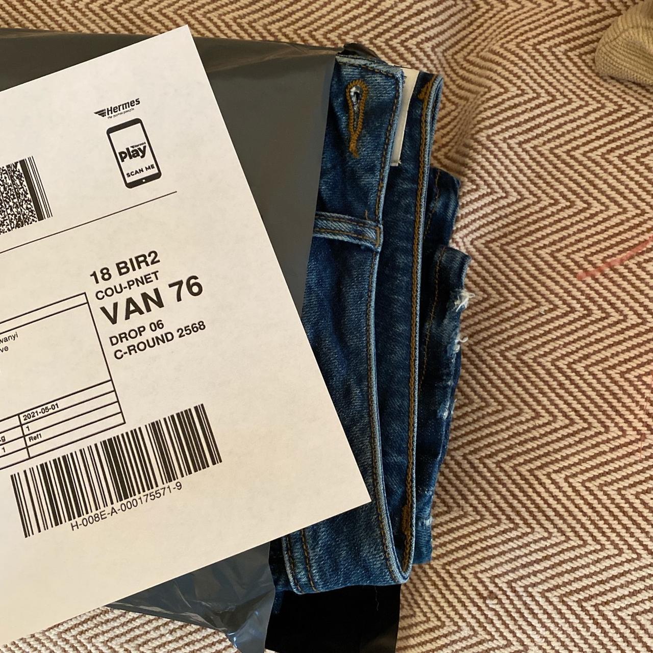 Proof of postage zara jeans - Depop
