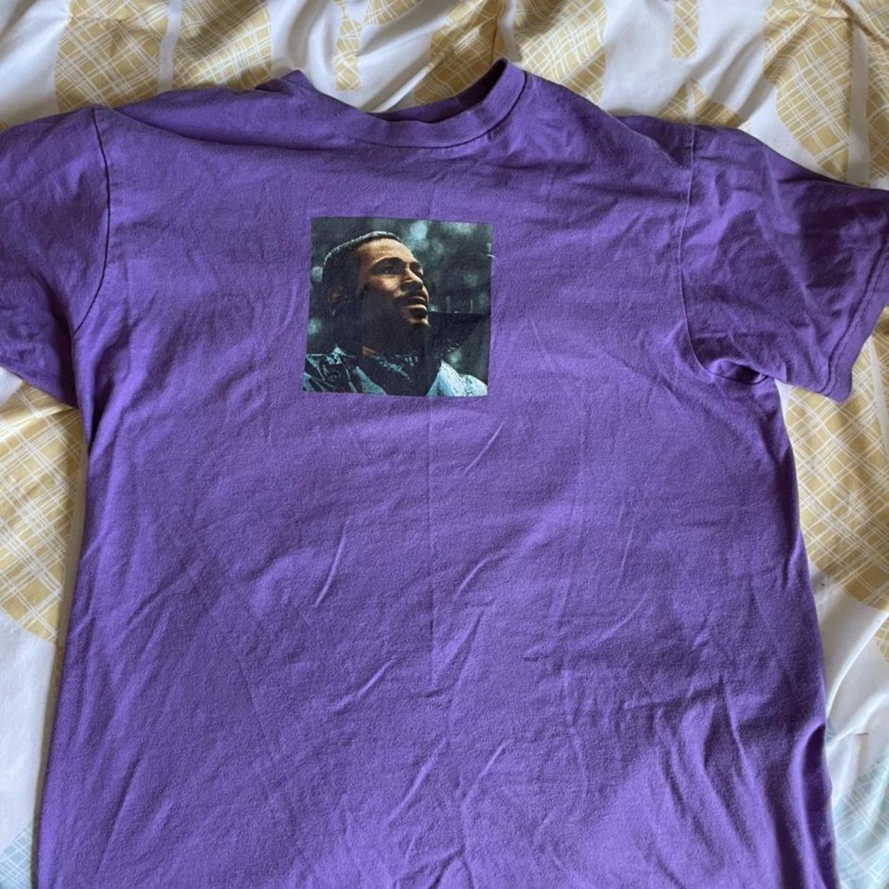 marvin gaye supreme tee, been worn a bit, size m...
