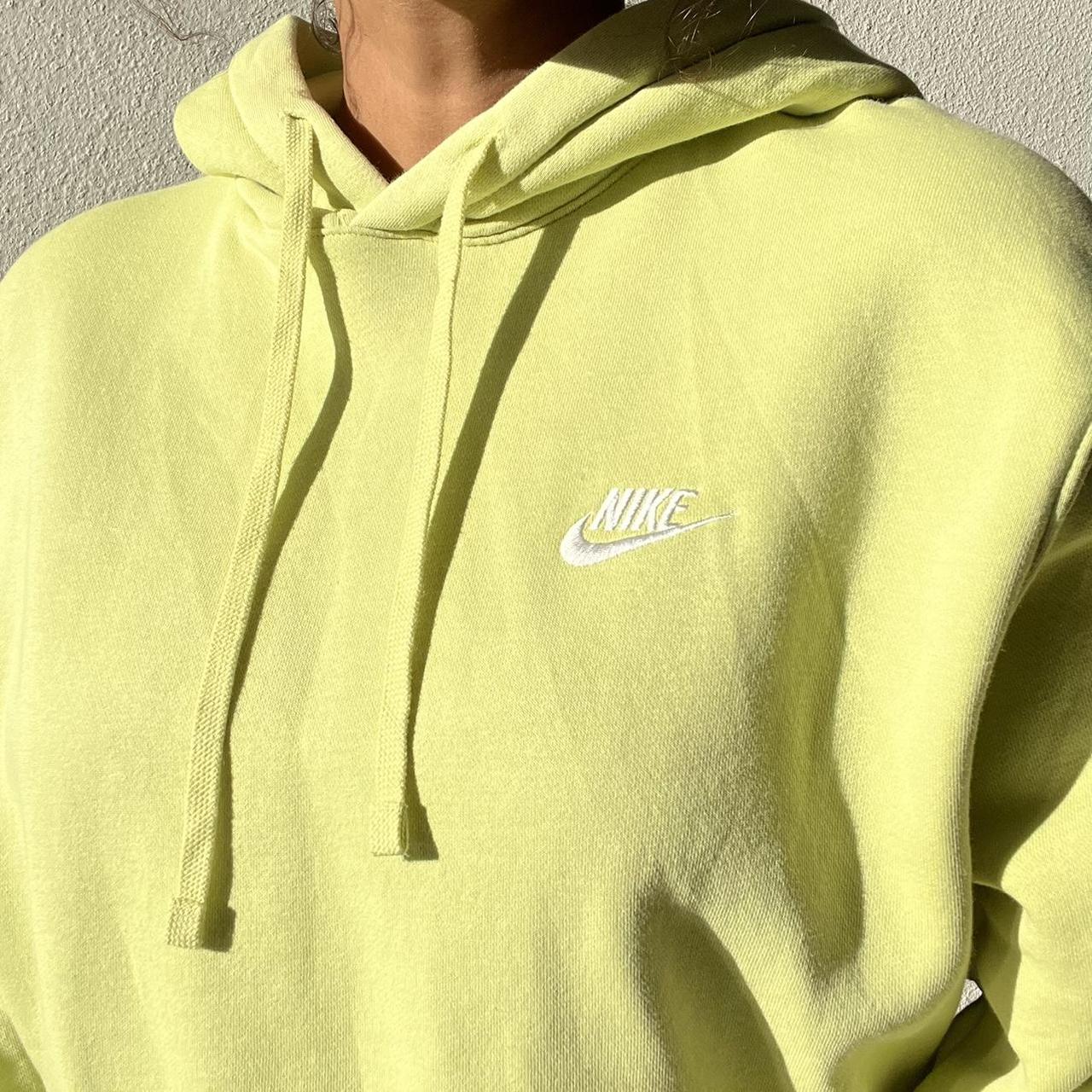 nike lime green sweatshirt