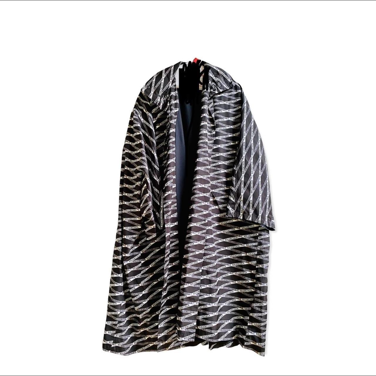 black and white balenciaga jacket