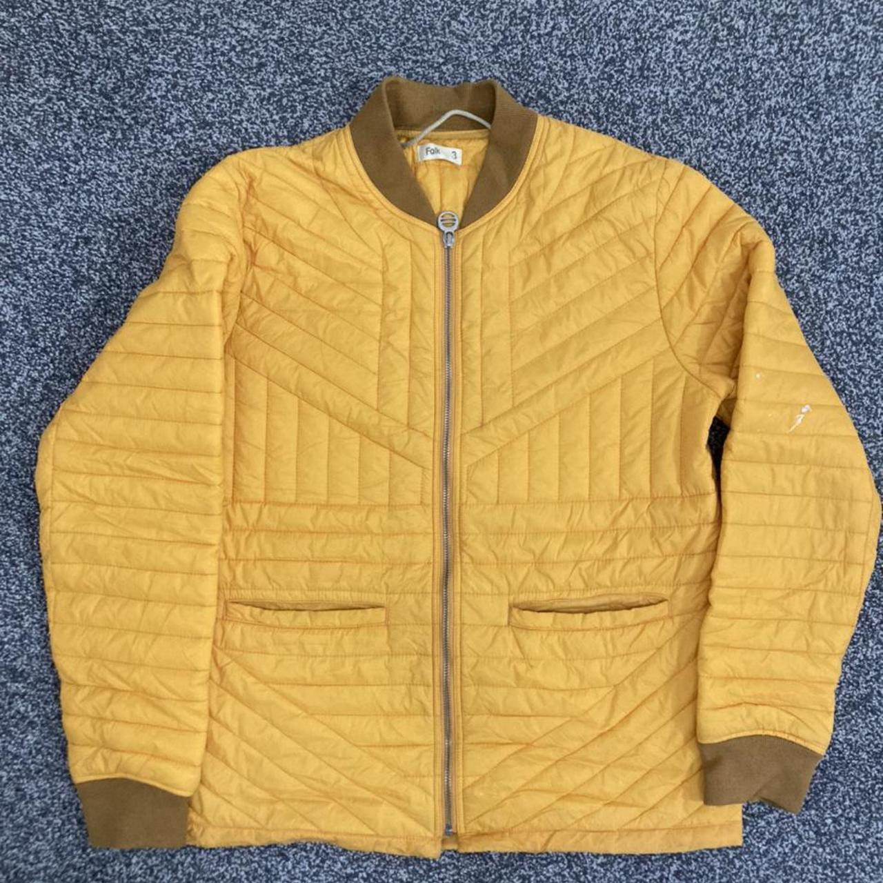 Folk Men's Yellow Jacket | Depop