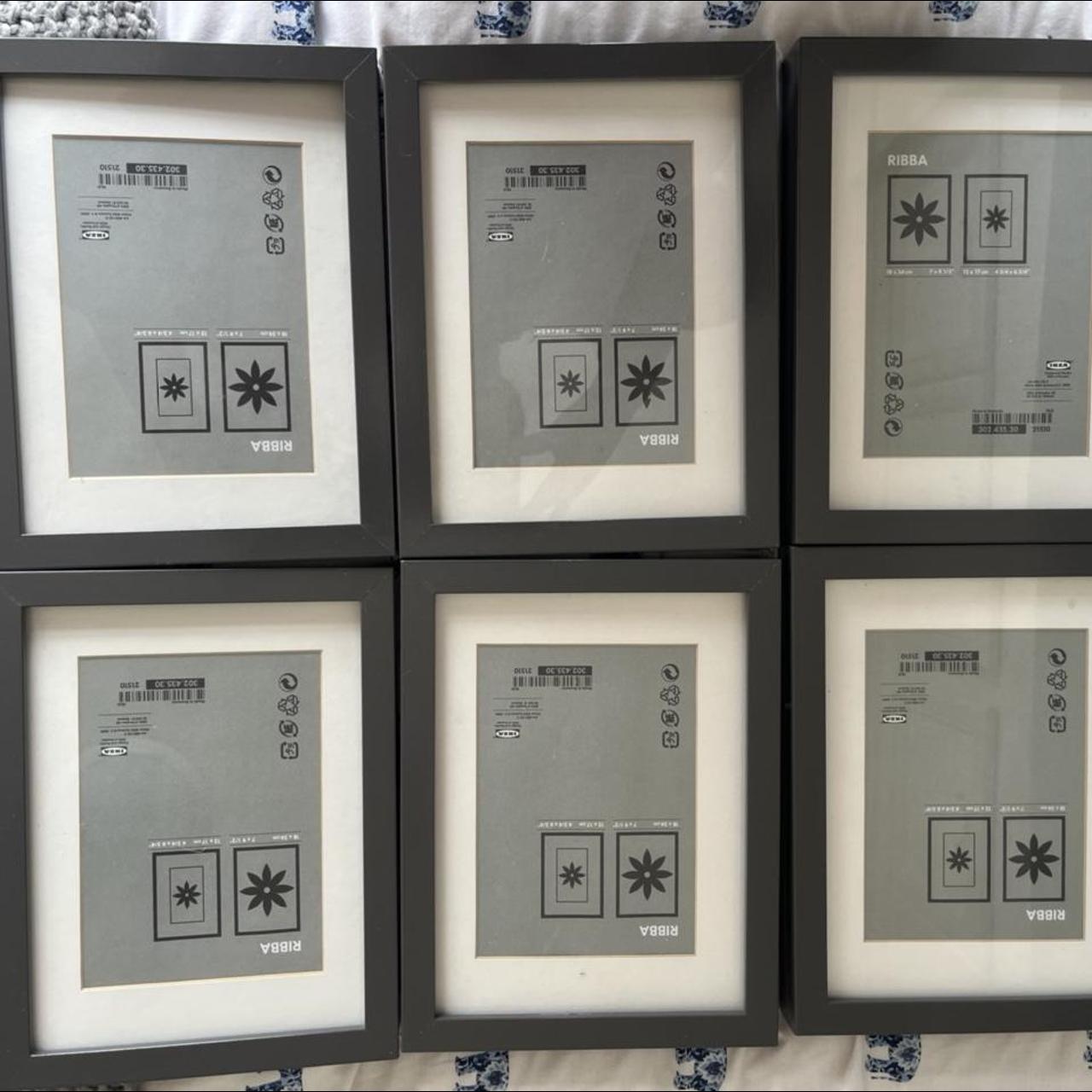 IKEA Picture Frames Dark Grey Size In Pics Depop   P0 