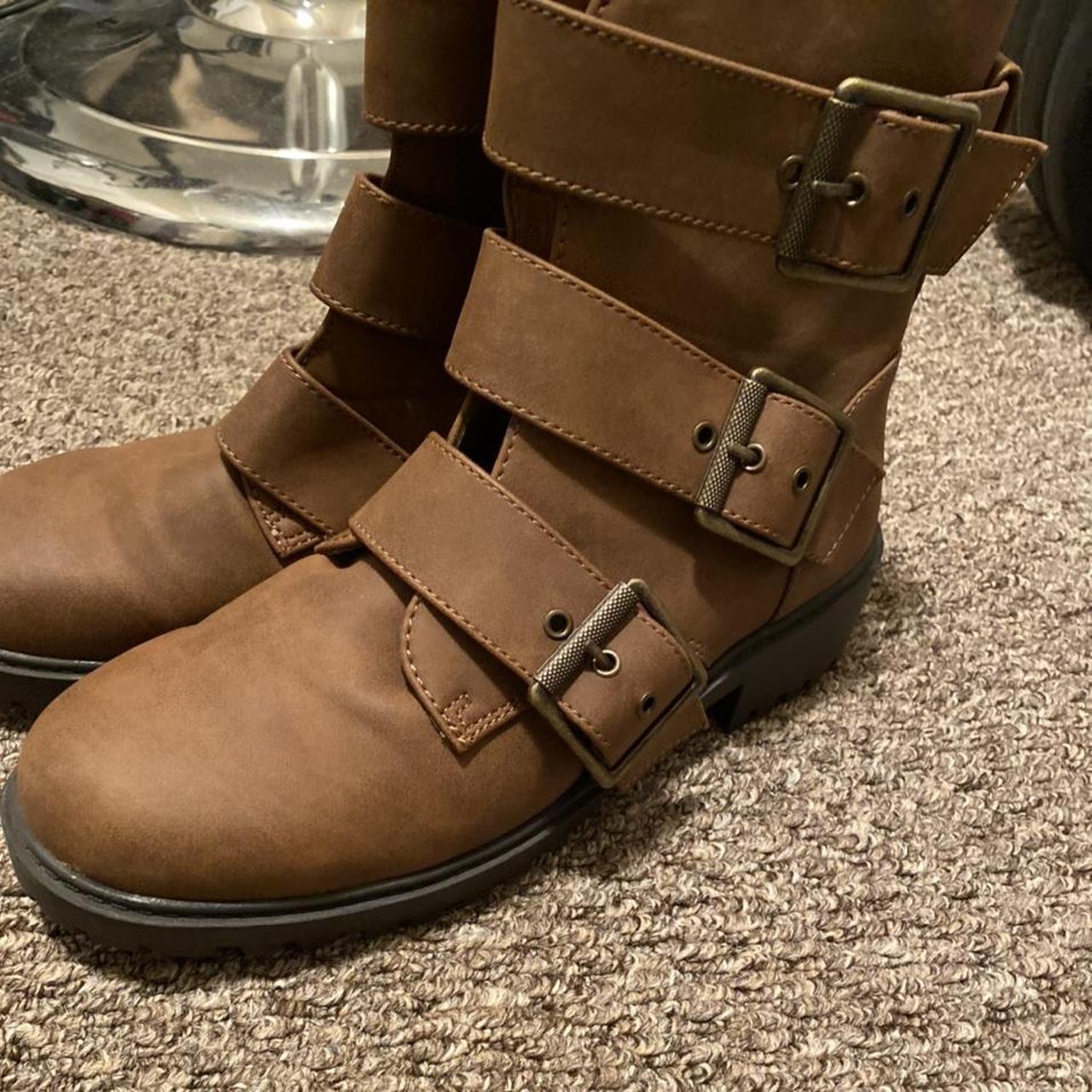 schuh tan ankle boots