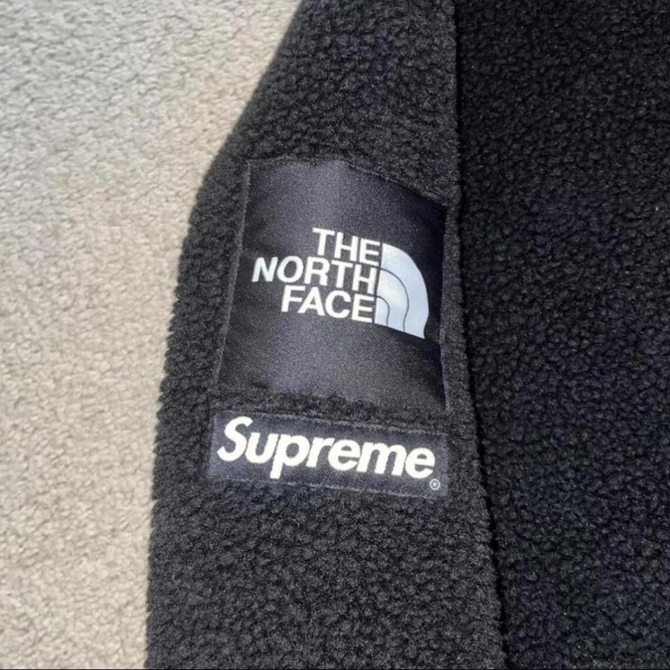 Supreme X The North Face S Logo Fleece Jacket 1000... - Depop