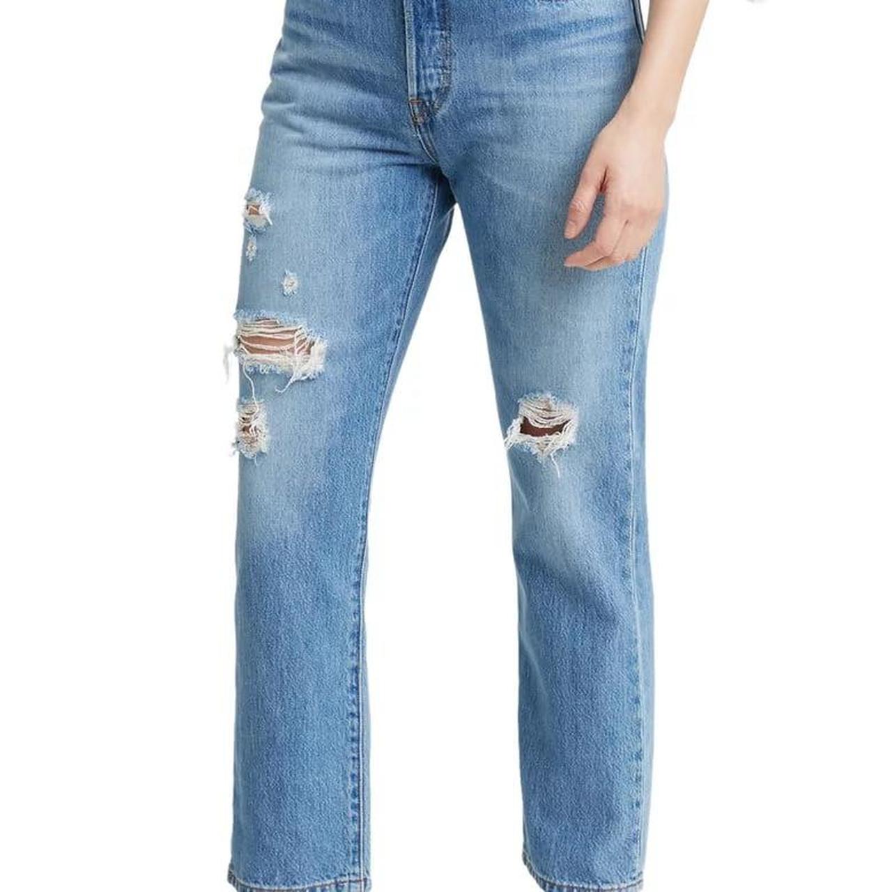 501 levis ripped jeans