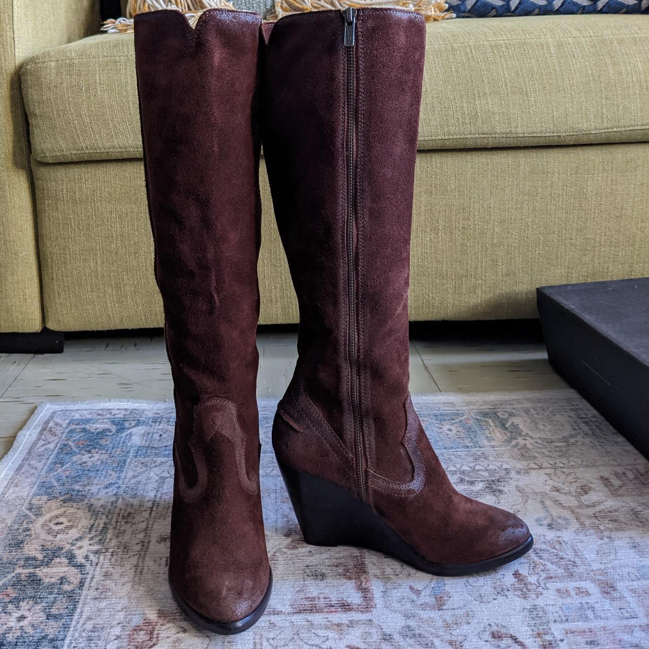 Frye best sale wedge boots