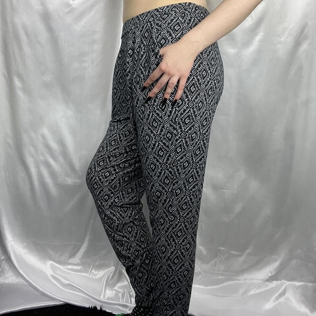 Black And White Print Pants.🖤 Black & White print pants • DESCRIPTION • 🌿... - Depop