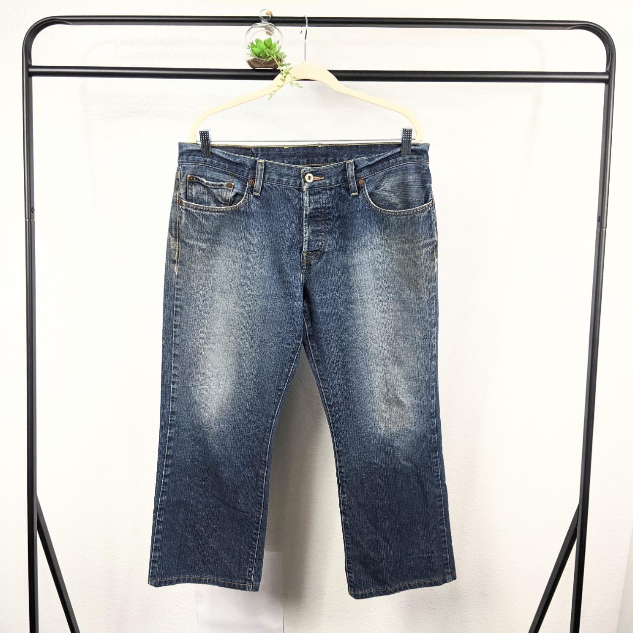 Lucky Brand Jean Shorts Men 33* Straight Blue Cut - Depop