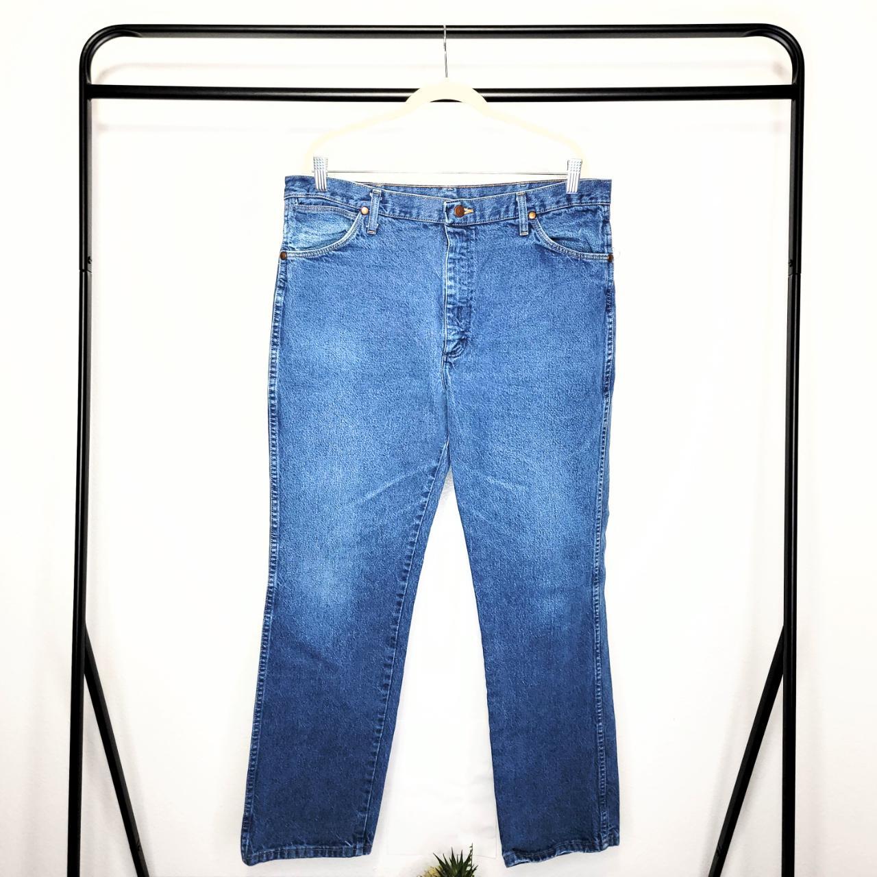 Wrangler Men's Blue Jeans | Depop