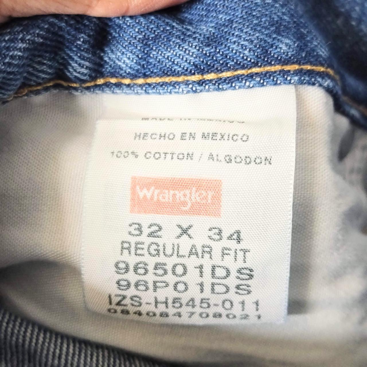 Wrangler 96501DS Men's Vintage 90s Regular Fit Jeans... - Depop