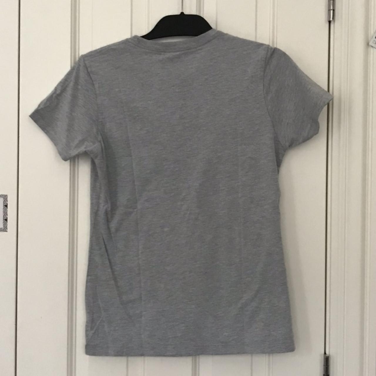Next Women's Grey and Blue T-shirt (3)