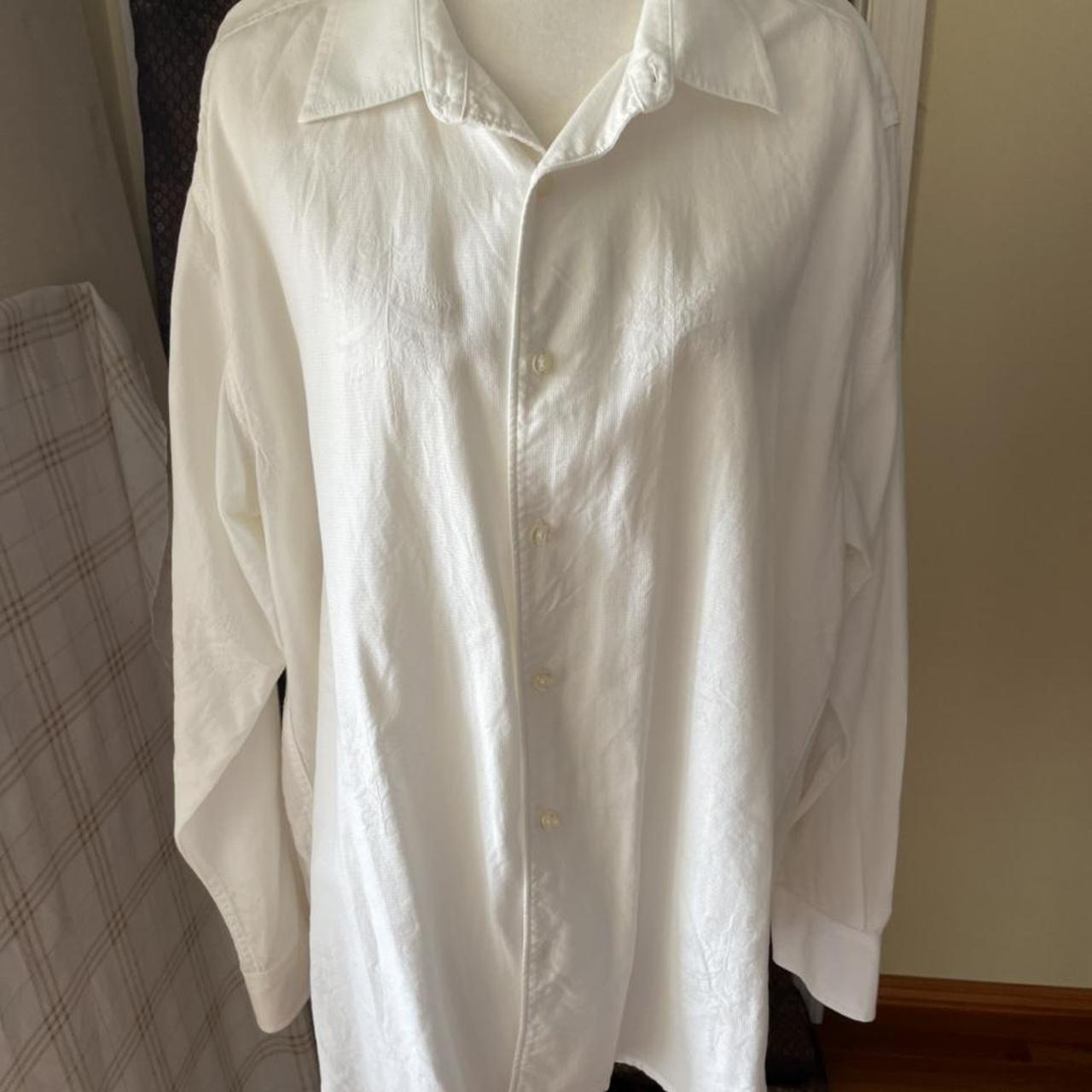 Tommy Bahama Men's White Shirt | Depop