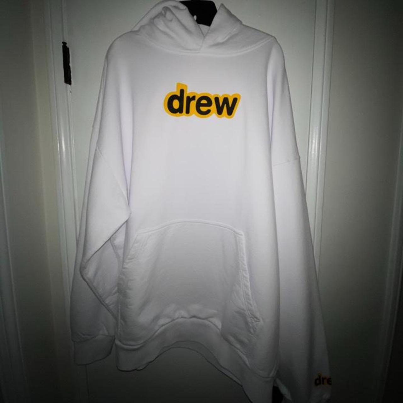 drew house white secret hoodie - Depop