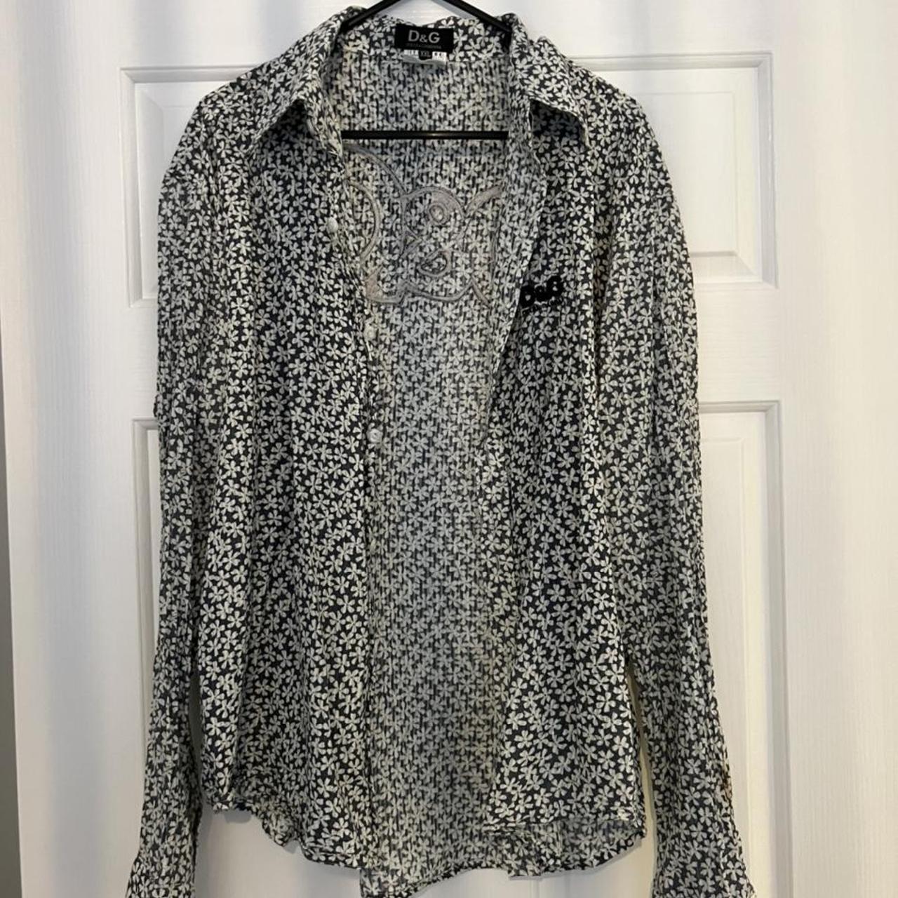 Vintage authentic Dolce and Gabbana button up. XXL.... - Depop