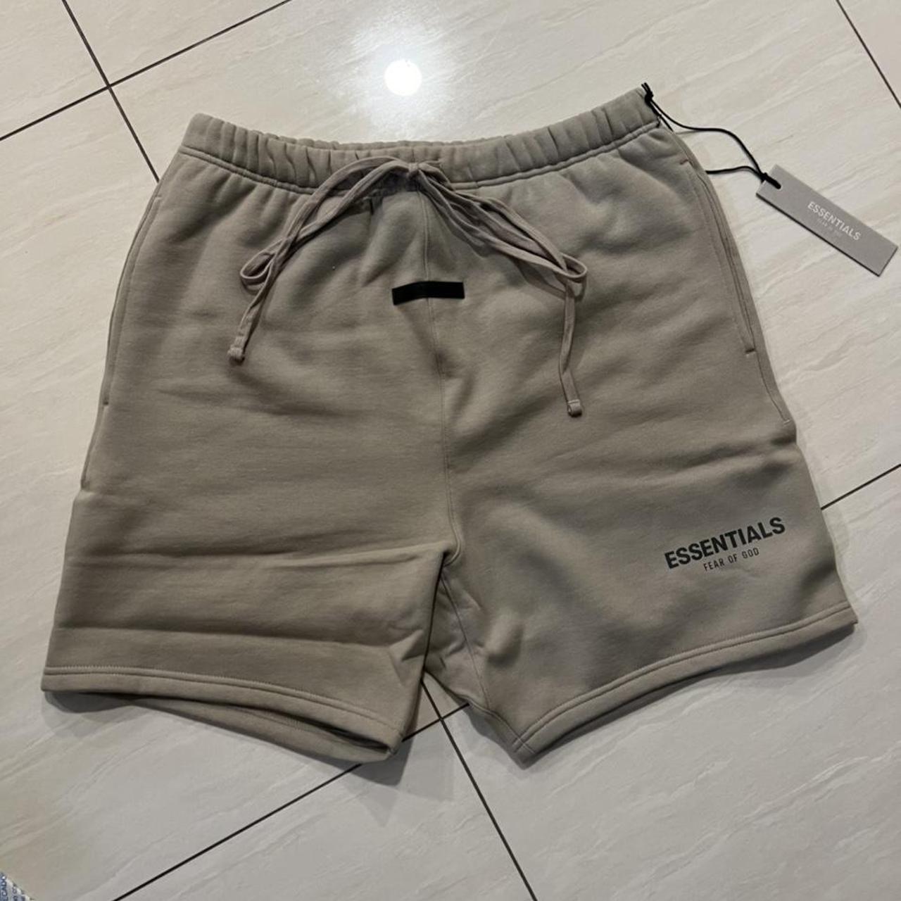 fear of god essentials sweatshorts •Condition:... - Depop