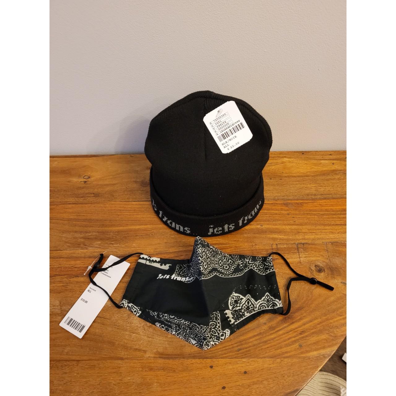 Urban Outfitters Men's Black and Grey Hat