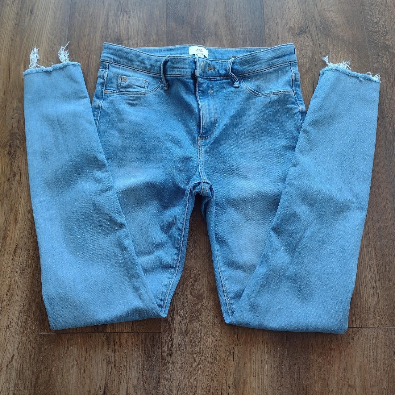 River Island 'Molly' jeans Size 12L - Depop