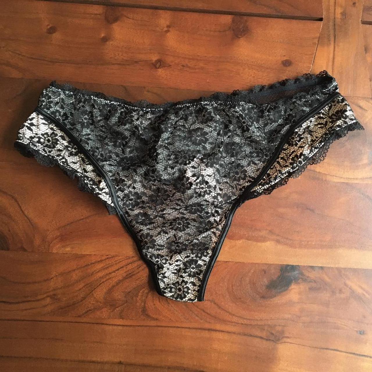 Brand new never worn lace thong panties from - Depop