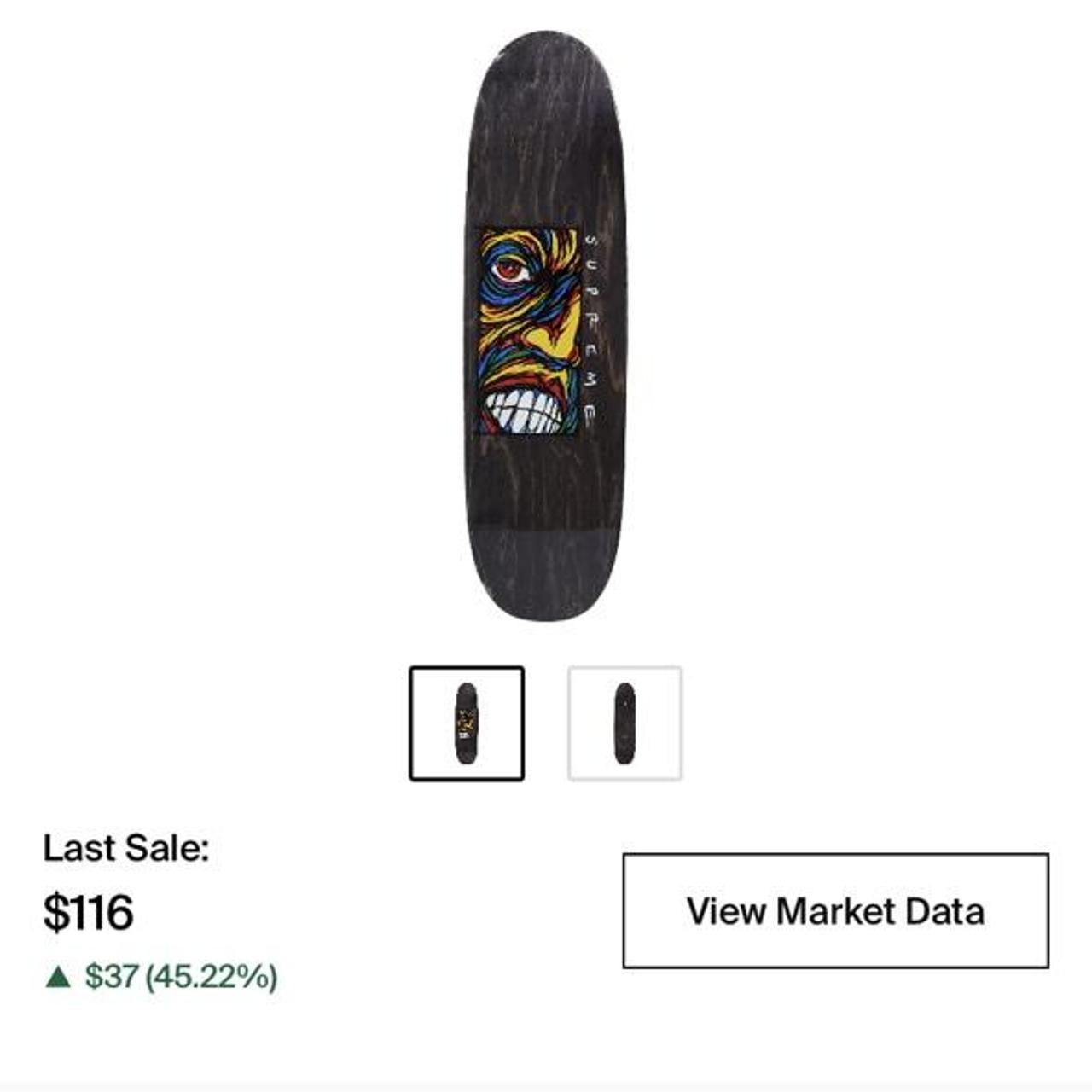 Supreme Disturbed Skateboard Deck Red for Women