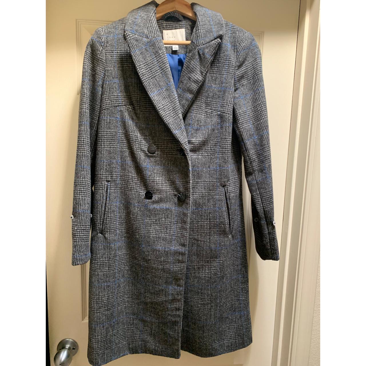 Target Women's Blue and Grey Coat (2)
