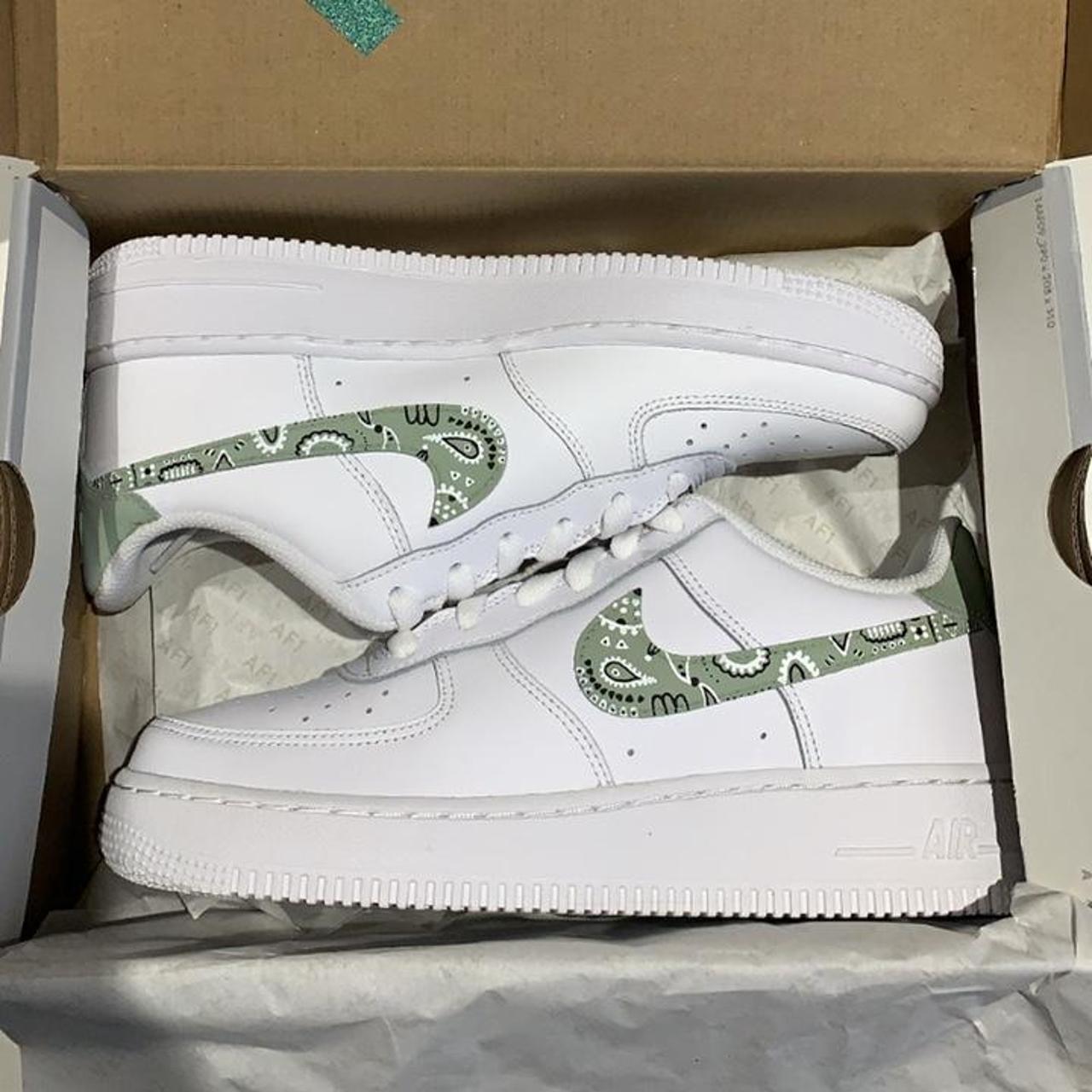 green bandana air force 1
