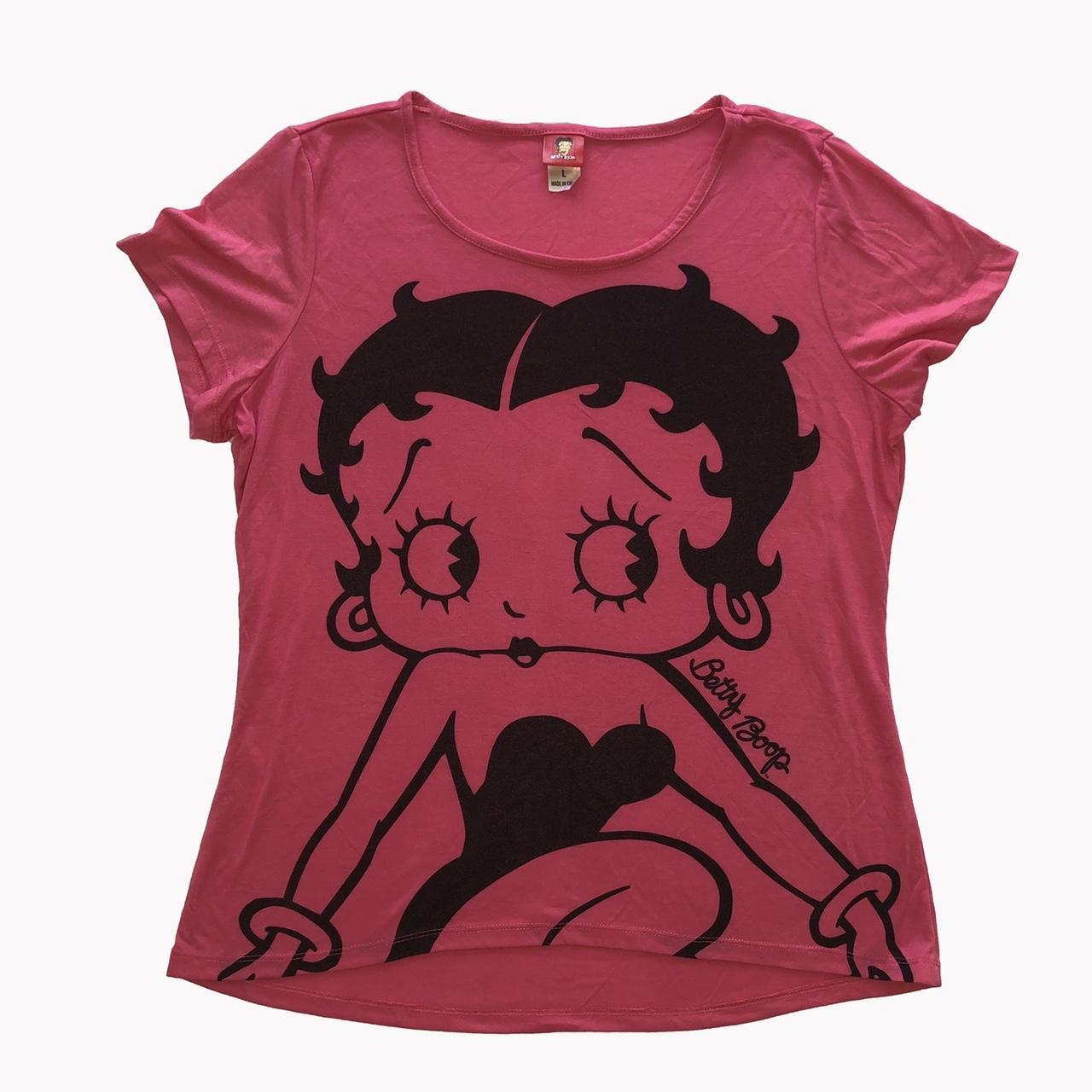 Betty Boop T Shirt Hot Pink Authentic Betty Boop Depop