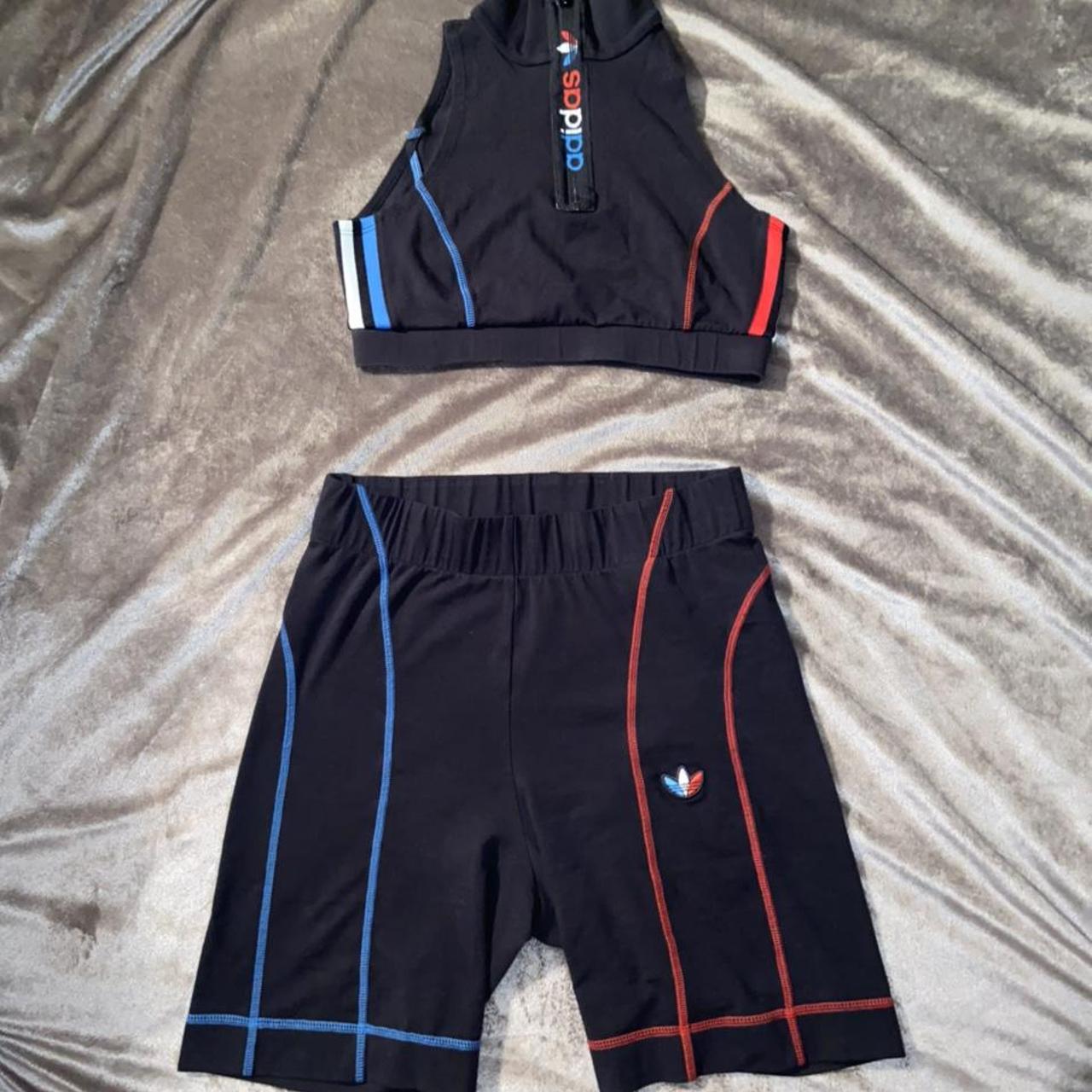 Adidas biker shorts on sale set