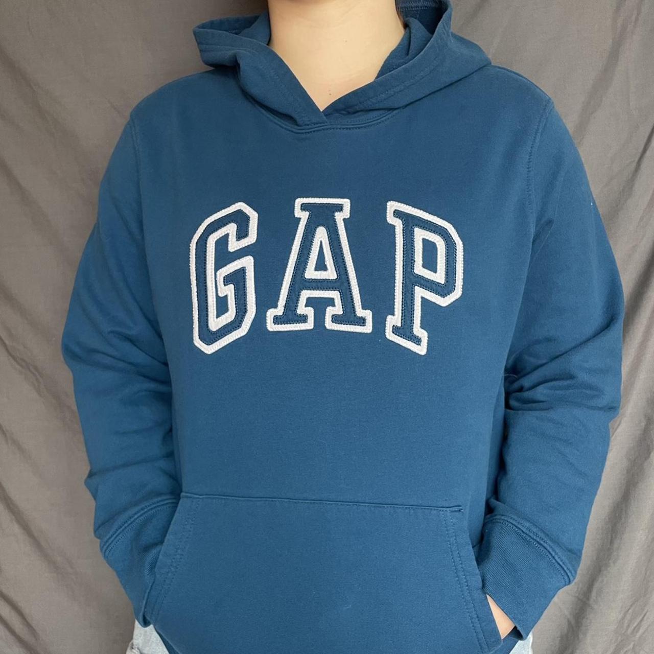 teal gap hoodie