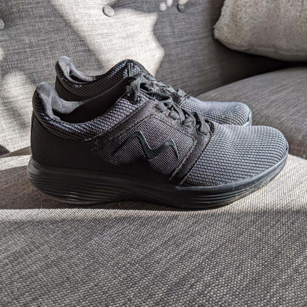 womens black designer trainers