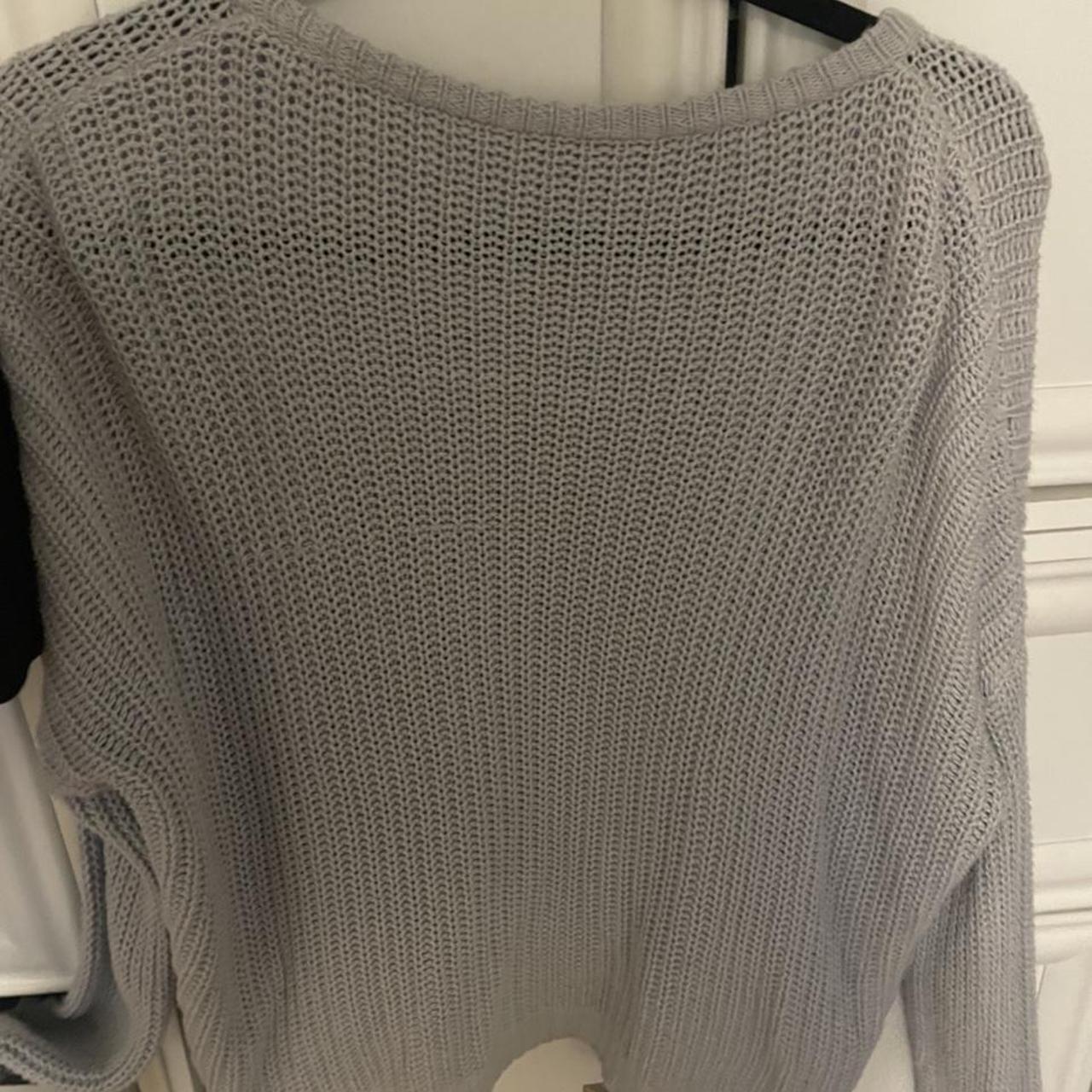 Baby blue brandy Melville knit sweater In good... - Depop