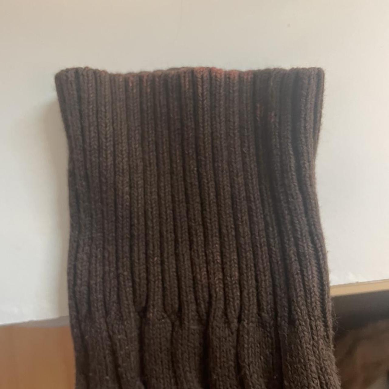 Brown cable knit sweater Super cute In great... - Depop