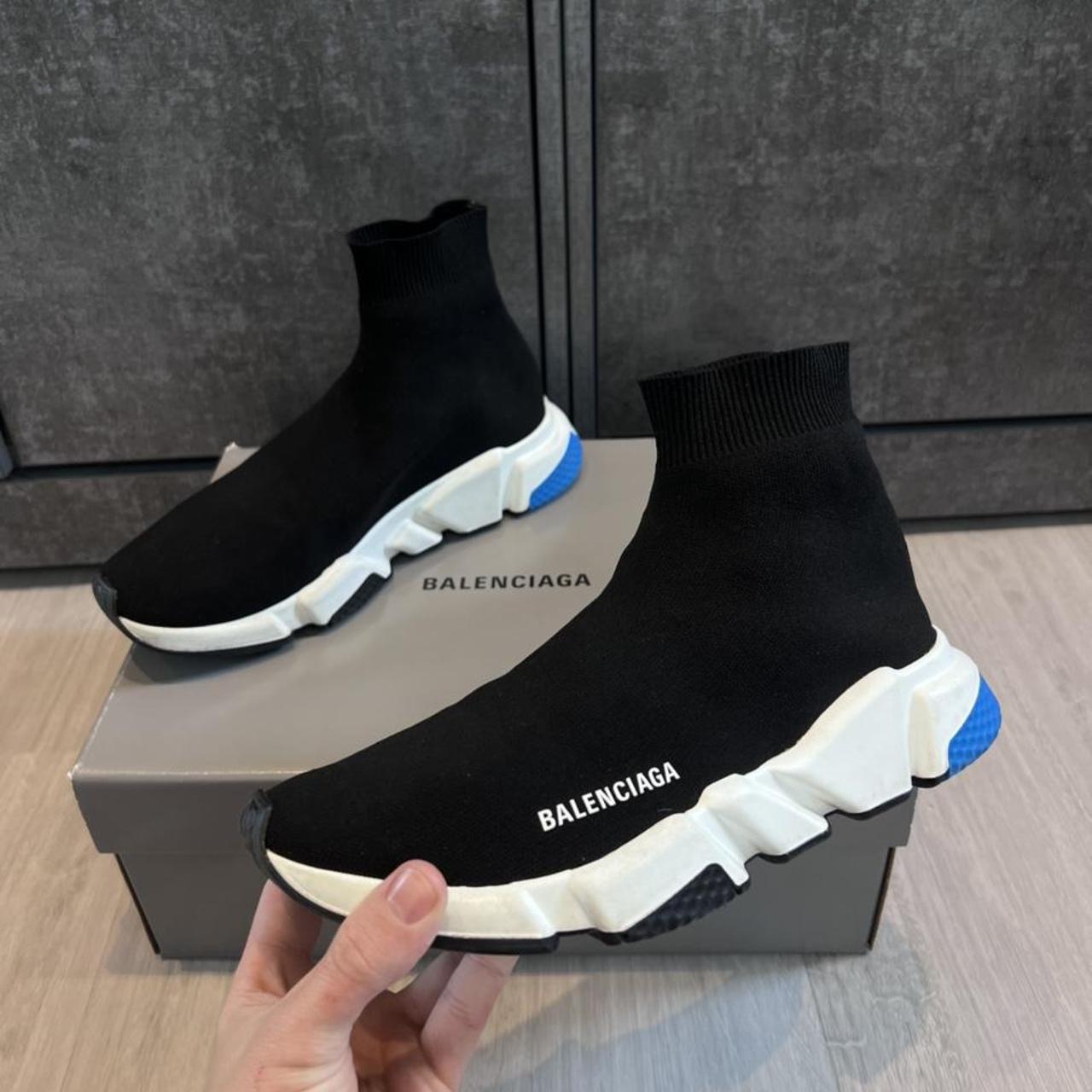 Mens Balenciaga sock sneaker. Size uk 7 Worn but... - Depop