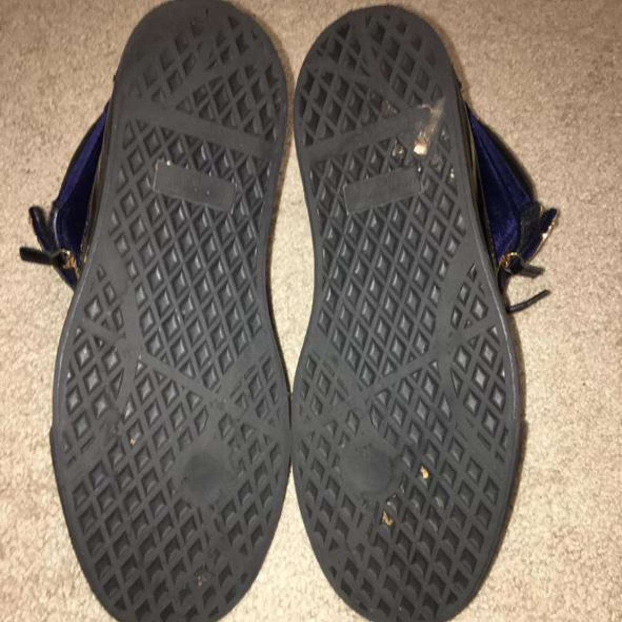 Giuseppe Zanotti Men's Black and Navy Trainers (4)