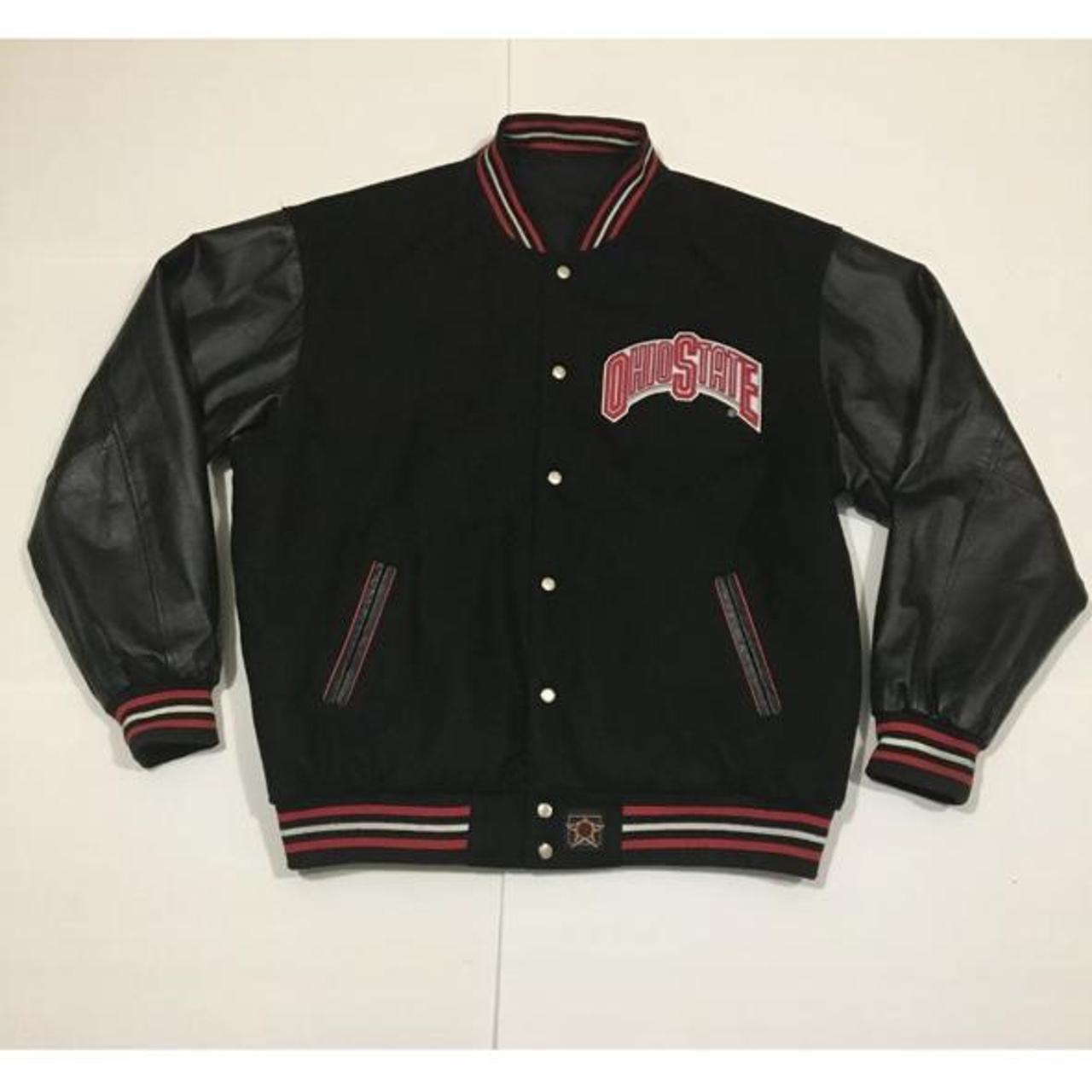 JH Jeff Hamilton Design Ohio State Buckeyes Varsity... - Depop