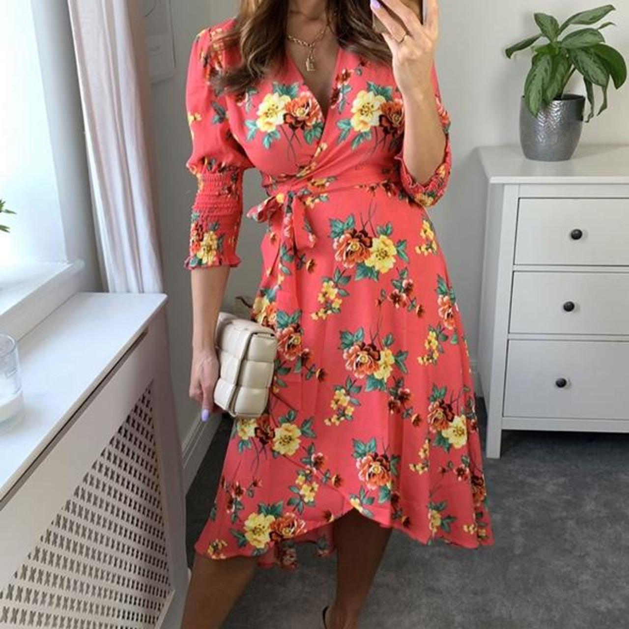 Silkfred floral outlet dress