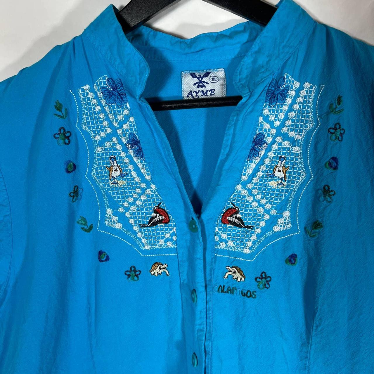 Product Image 4 - Embroidered Animal Galapogos Island Turquoise