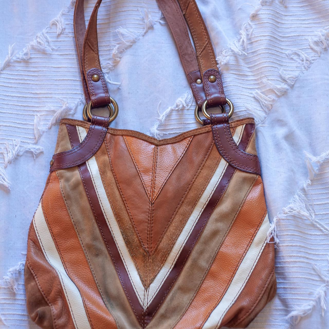Lucky brand vintage inspired 100% leather purse