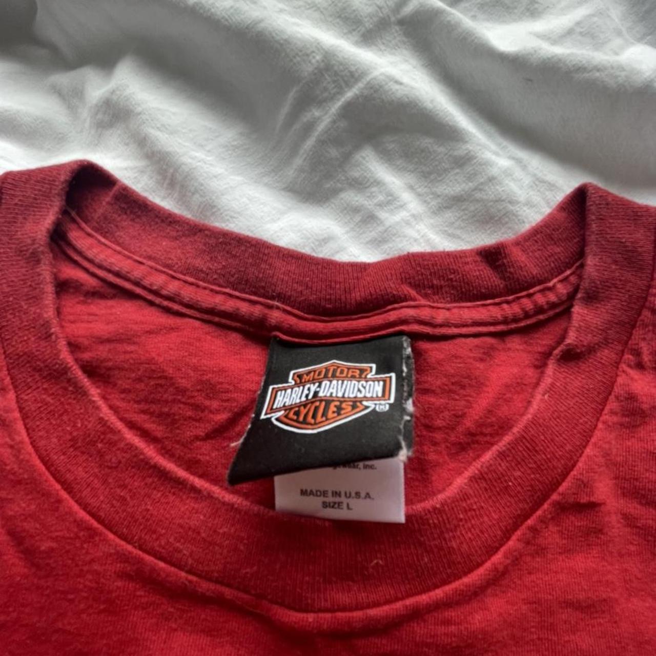 vintage harley davidson crop tee