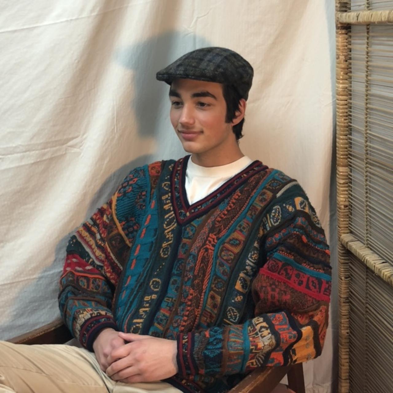 VINTAGE BURBERRY Plaid Wool Hat/Flat Cap