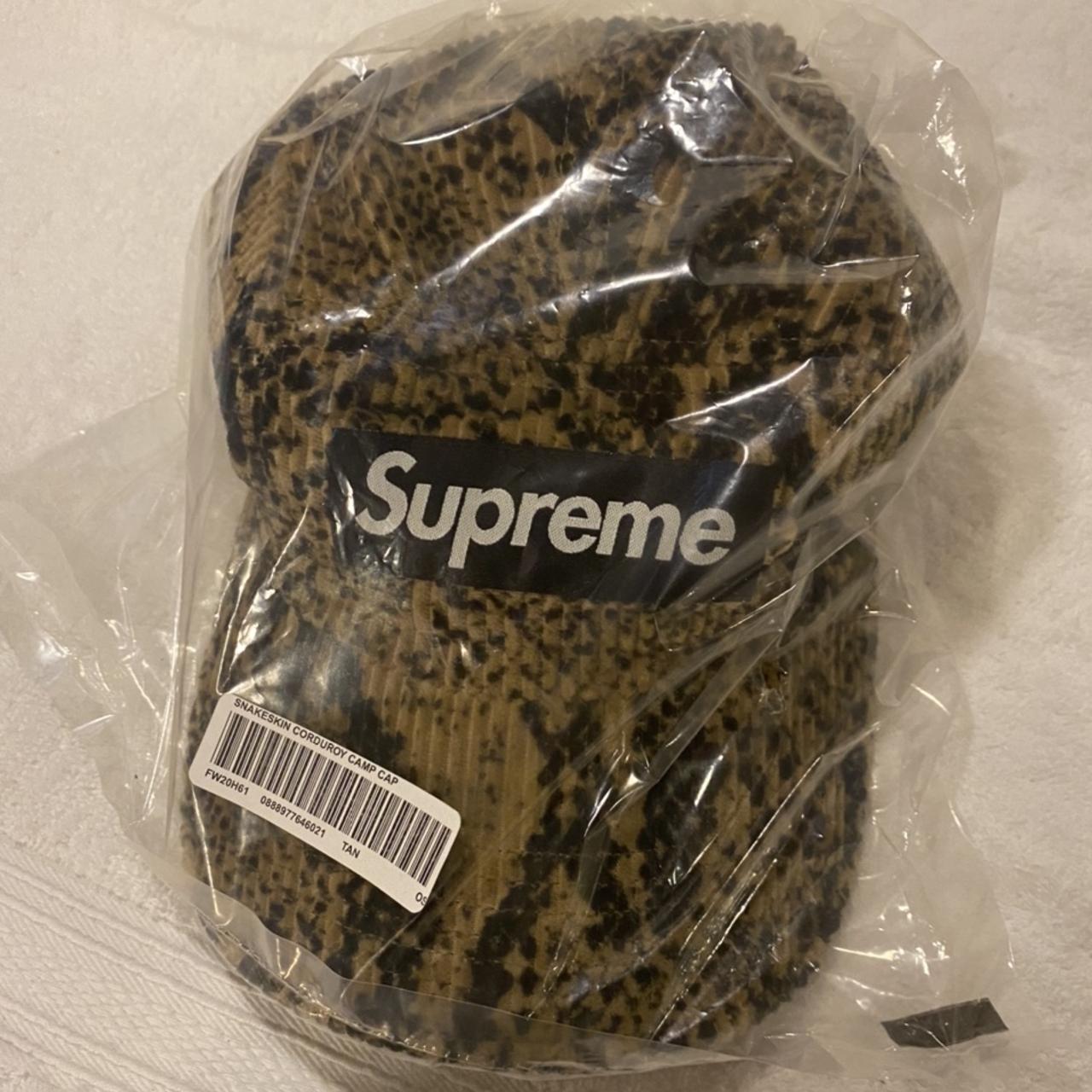 SUPREME, SNAKESKIN CORDUROY CAMP...