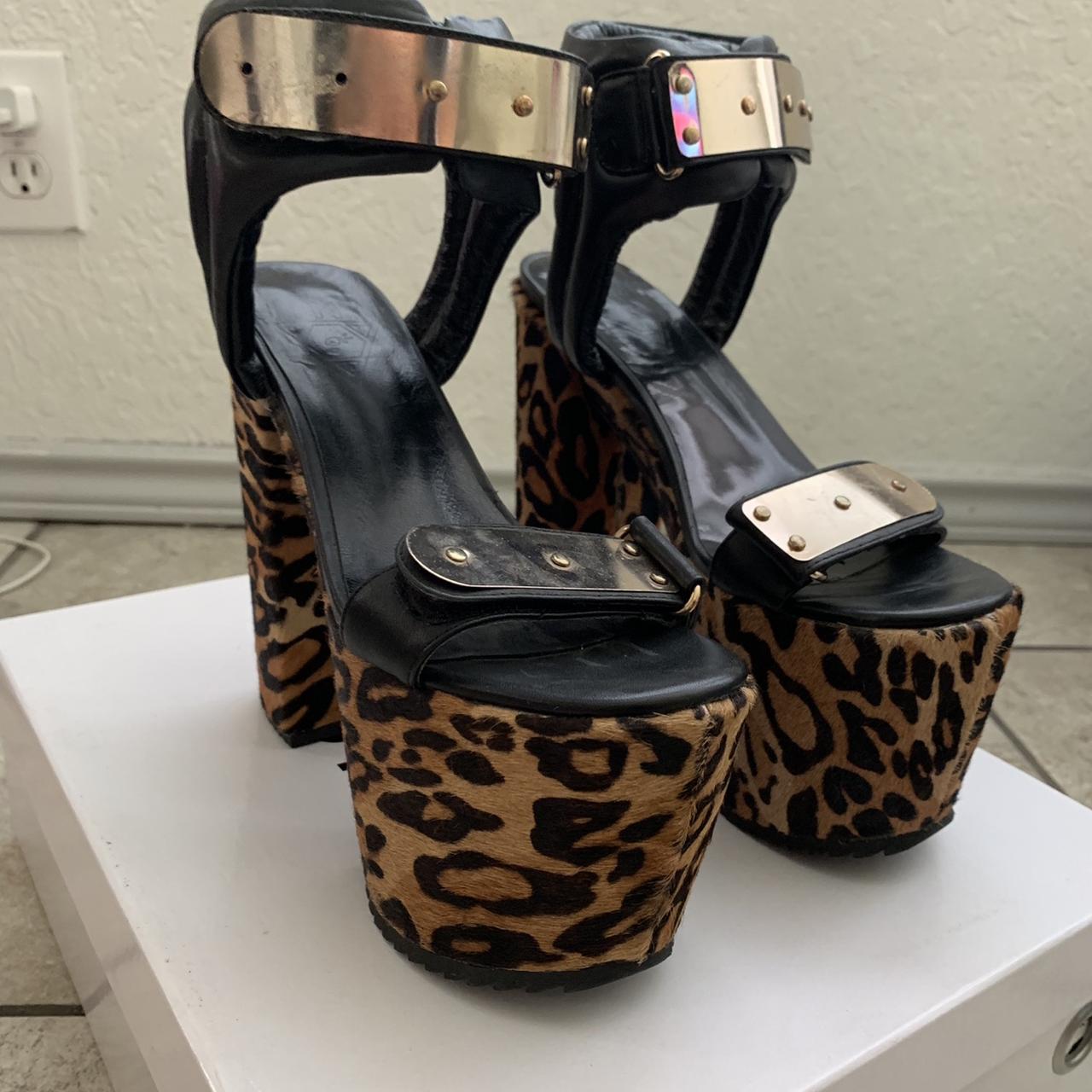 Unif best sale leopard shoes