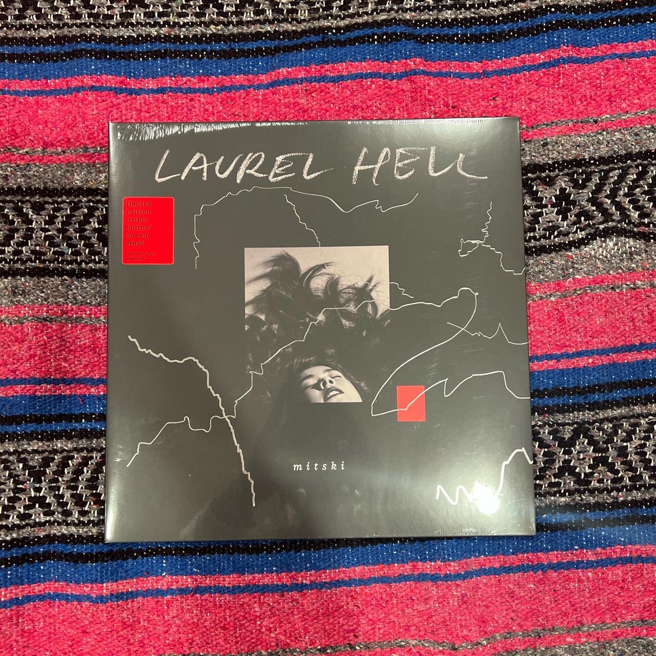 Mitski Laurel Hell outlet Vinyl - Limited edition Triple Button Red & Black