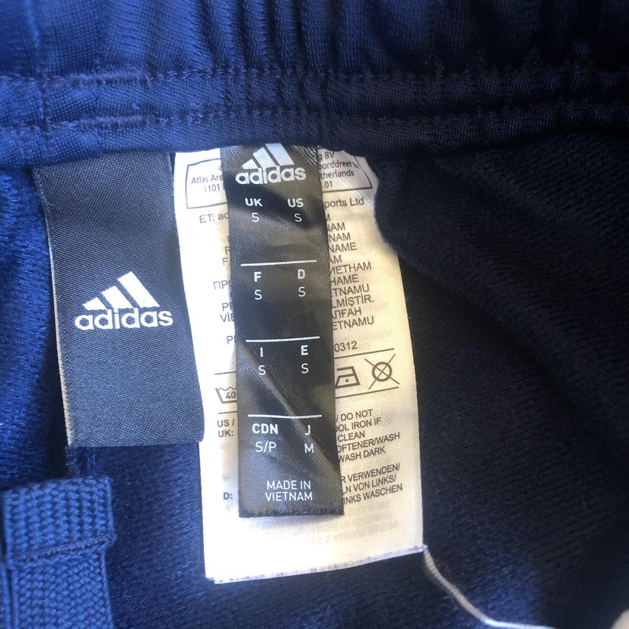 Adidas Men's Navy and White Joggers-tracksuits | Depop