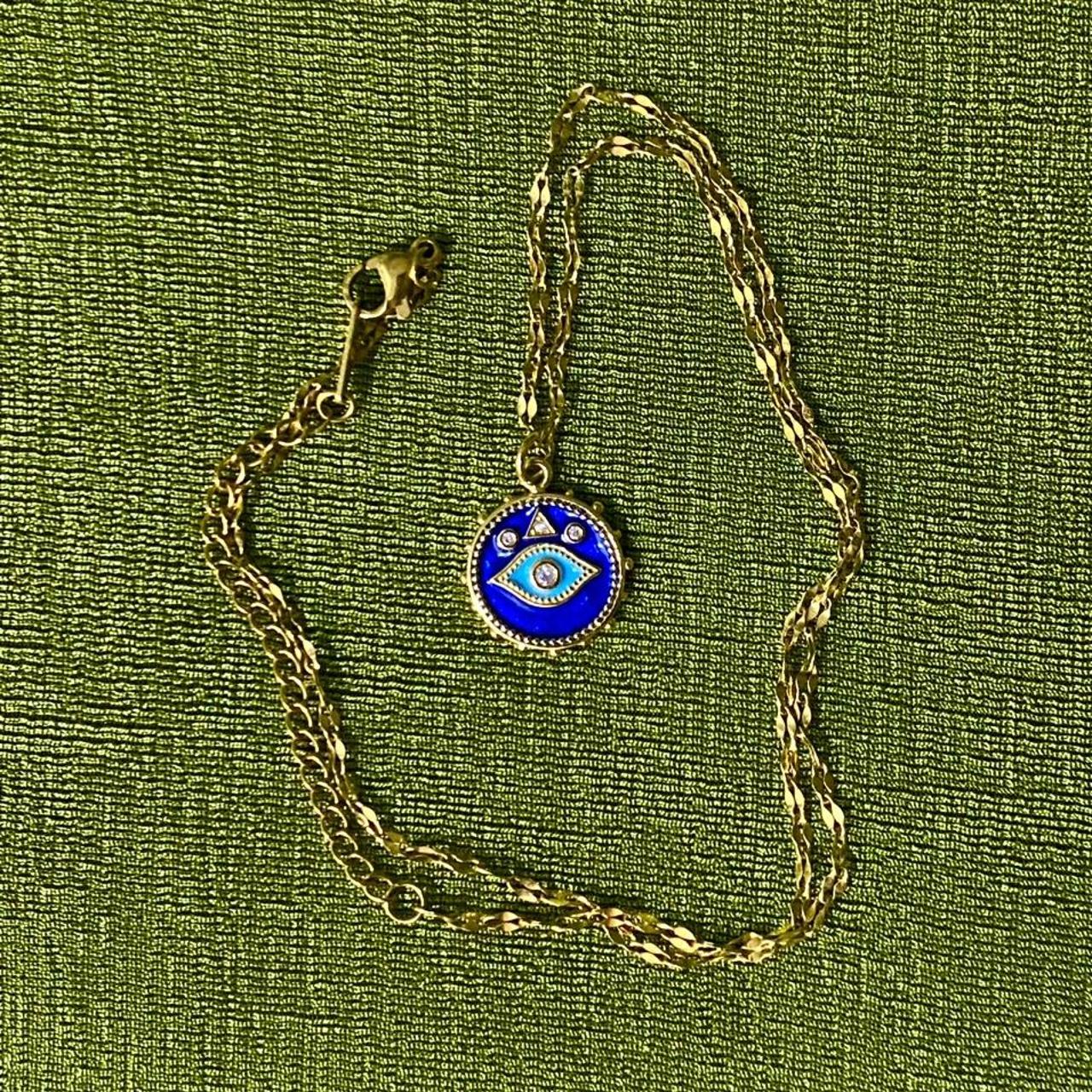 Women's Gold and Blue Jewellery
