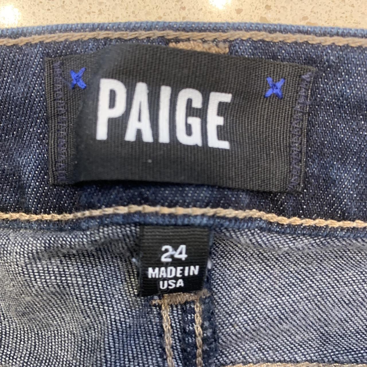 PAIGE Women's Navy Jeans (3)