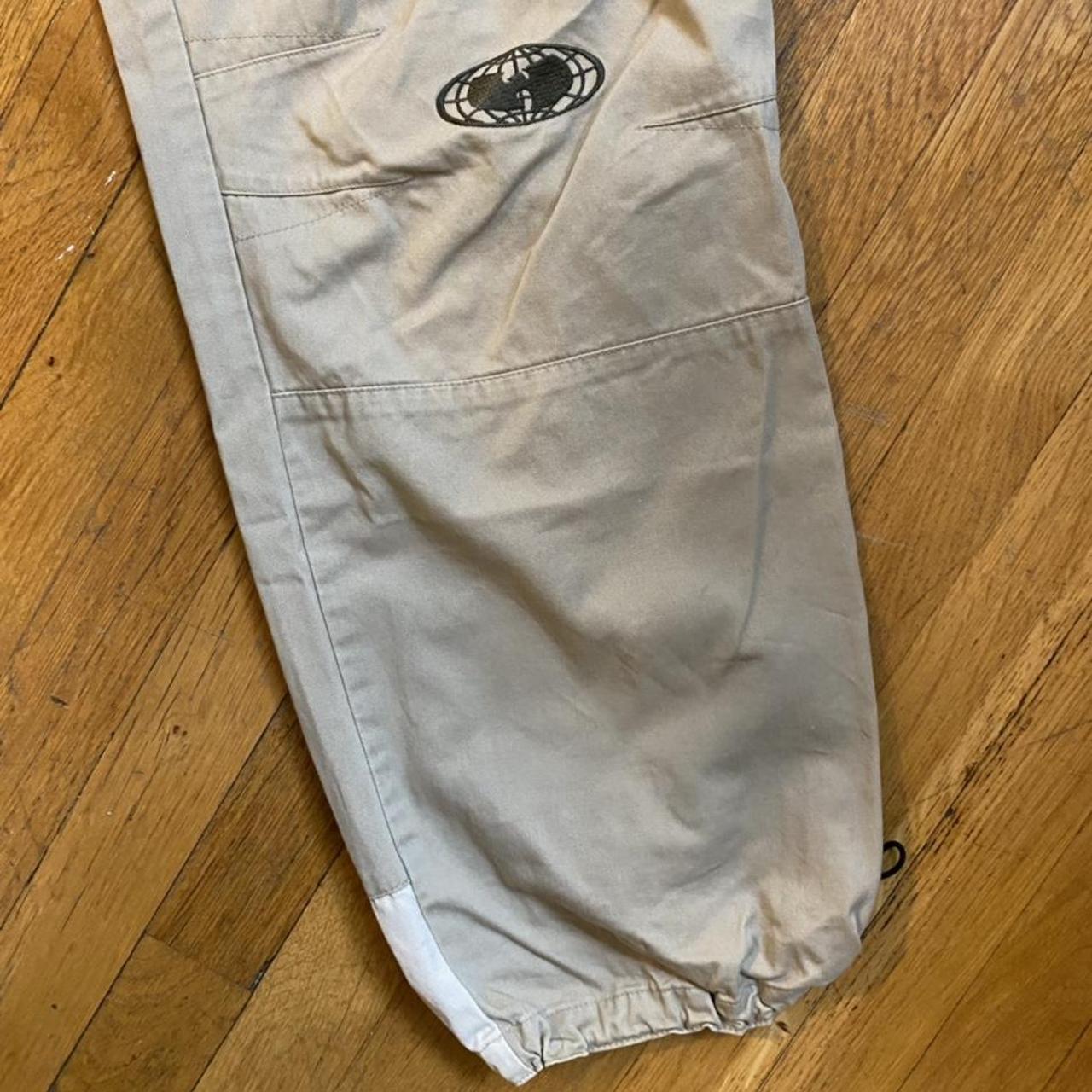 Wu Wear Men's Tan and Cream Trousers (2)