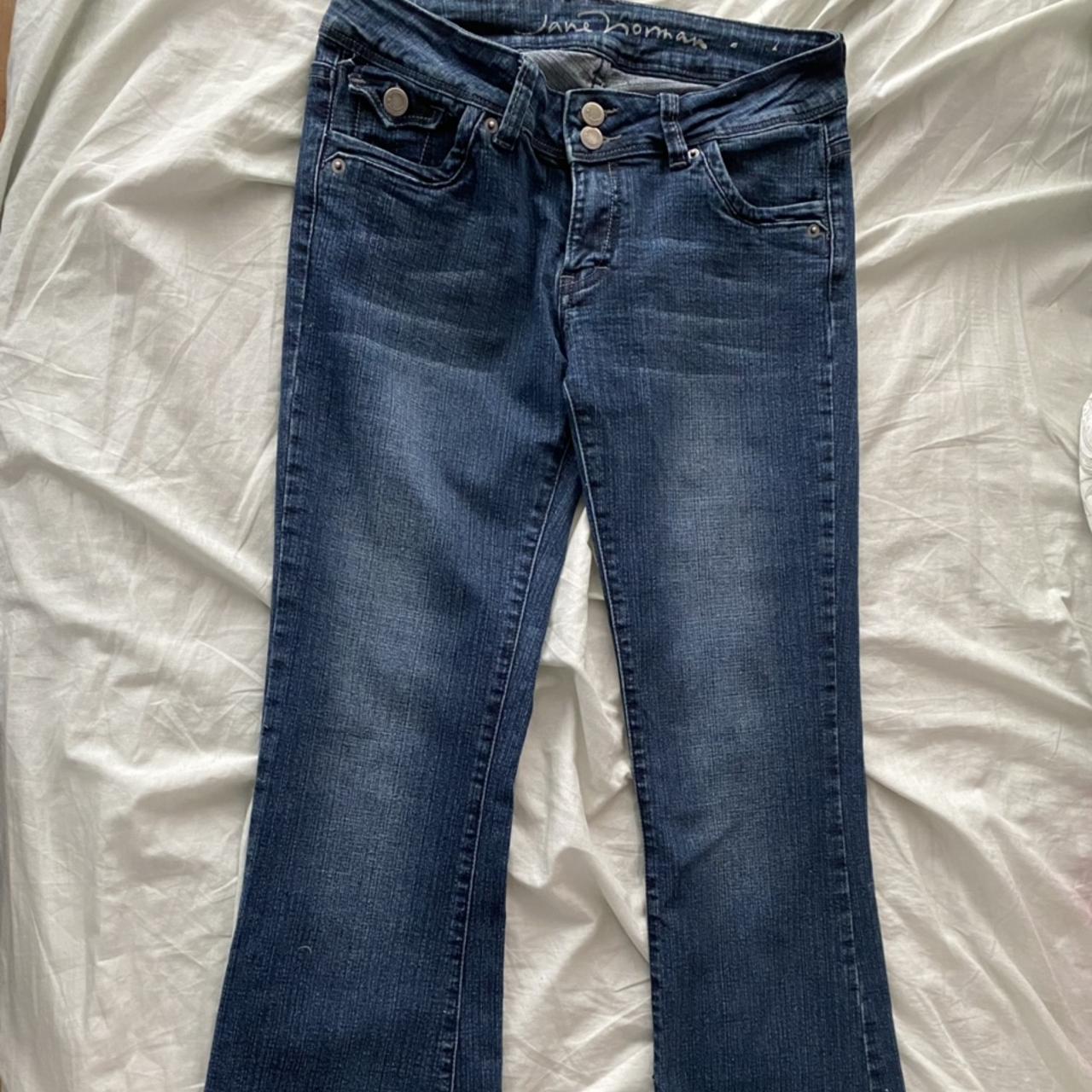 Jane Norman y2k vintage flared low rise jeans Worn... - Depop