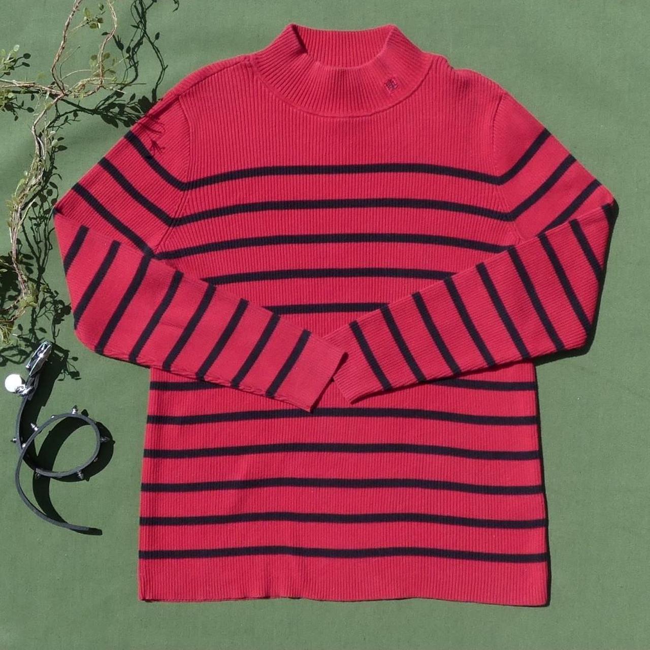 Ralph Lauren Striped Sweater A Great Staple Depop