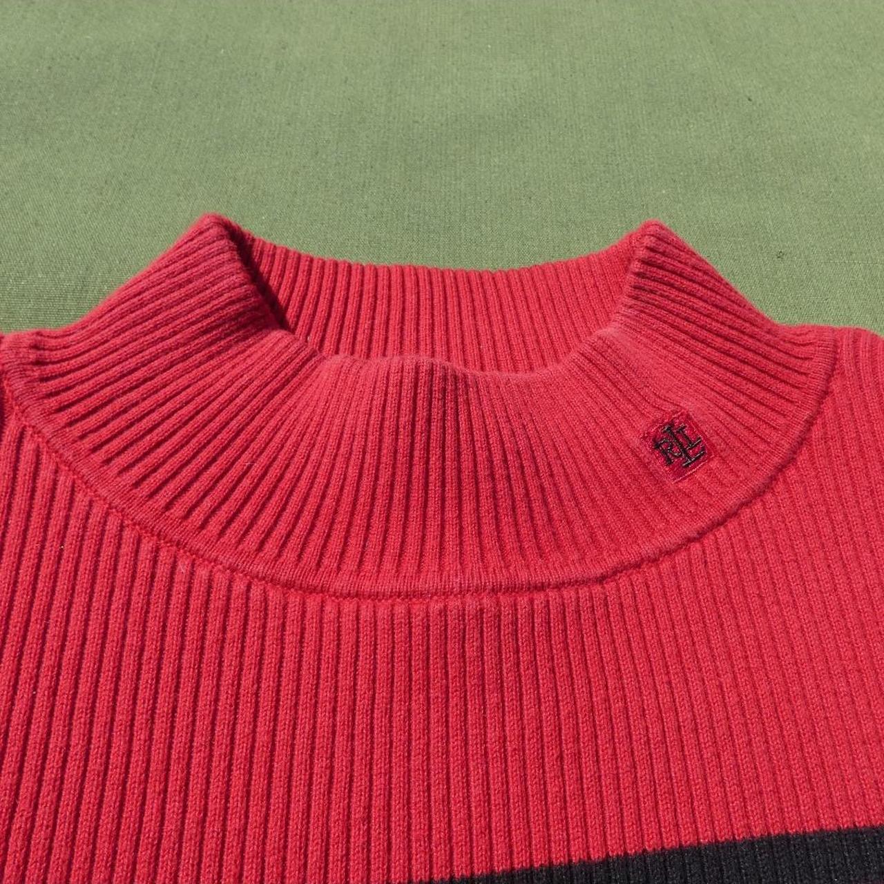 Ralph Lauren Striped Sweater A Great Staple Depop