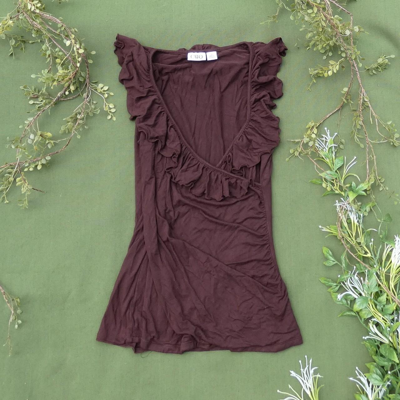 Women's Brown Vest Depop